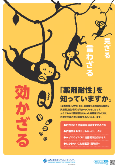 「薬剤耐性」とは細菌に抗菌薬(抗生物質)が効かなくなることです。