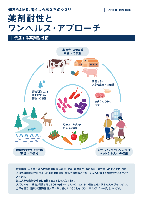 薬剤耐性とワンヘルス・アプローチ ～知ろうAMR、考えようあなたのクスリ～