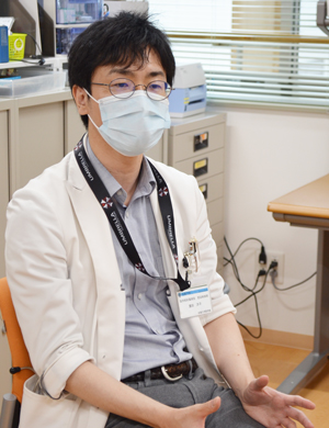 濱田洋平氏(副部長、専従医師)