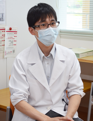 濱田洋平氏(副部長、専従医師)