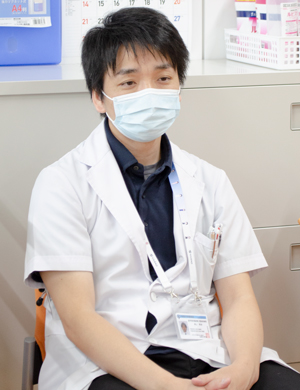 濱田洋平氏(副部長、専従医師)