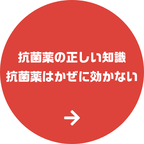 抗菌薬の正しい知識 抗菌薬はかぜに効かない