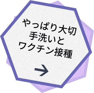 やっぱり大切手洗いとワクチン接種