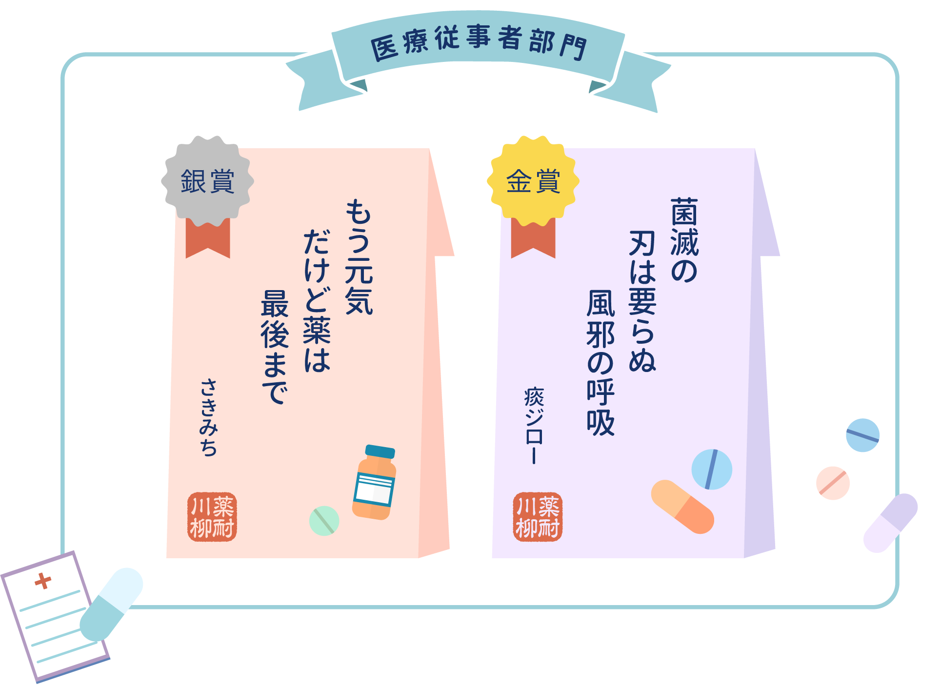 医療従事者部門 金賞 銀賞