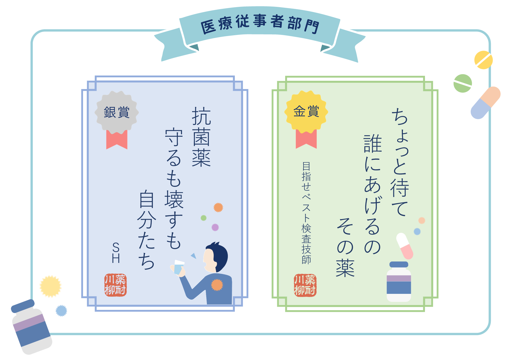 医療従事者部門 金賞 銀賞